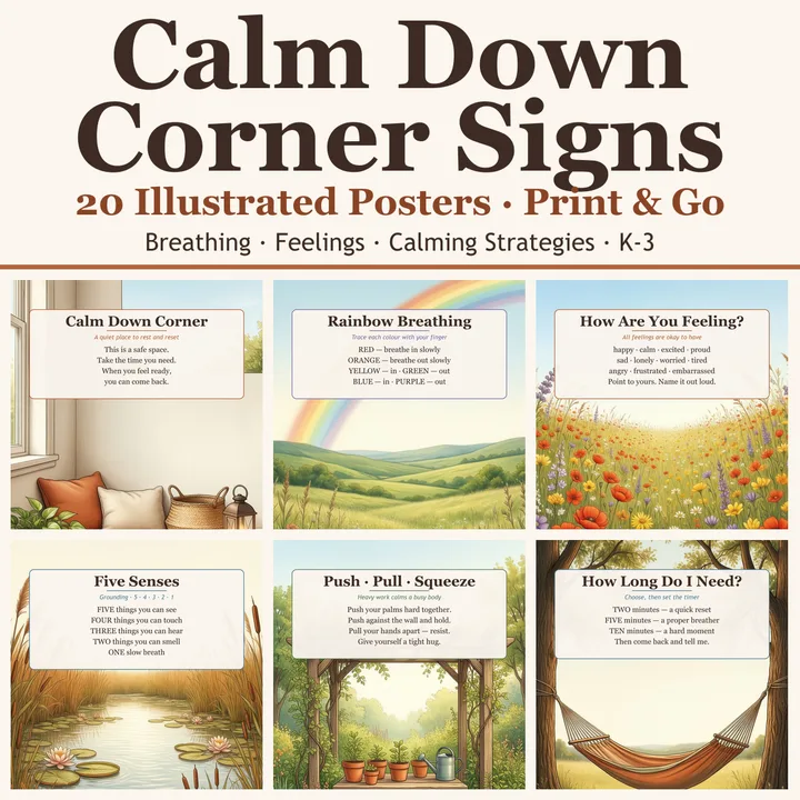 Cover of Calm Down Corner Signs