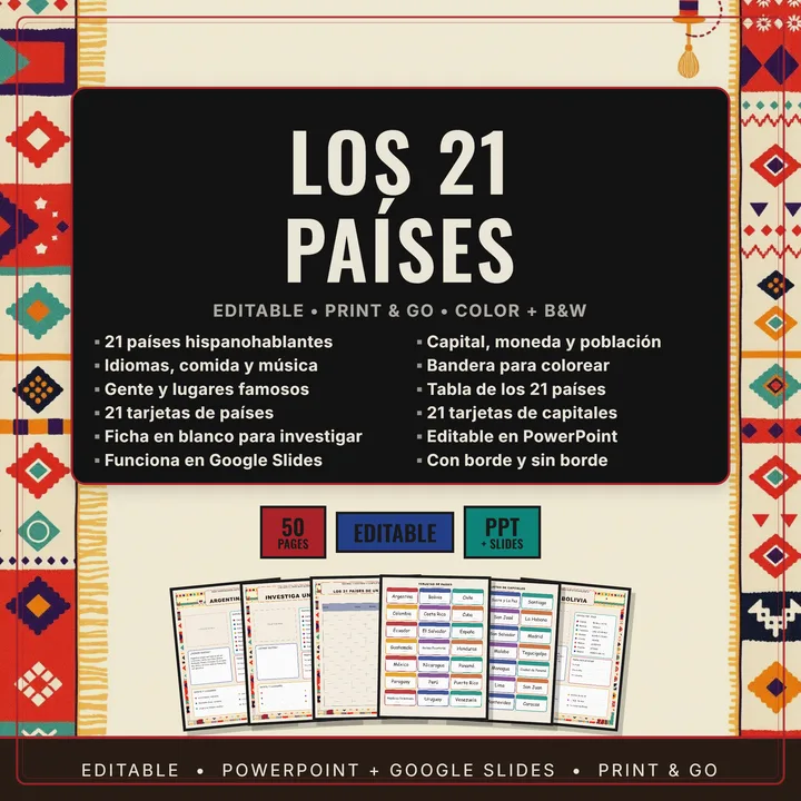 Cover of Los Paises Hispanohablantes