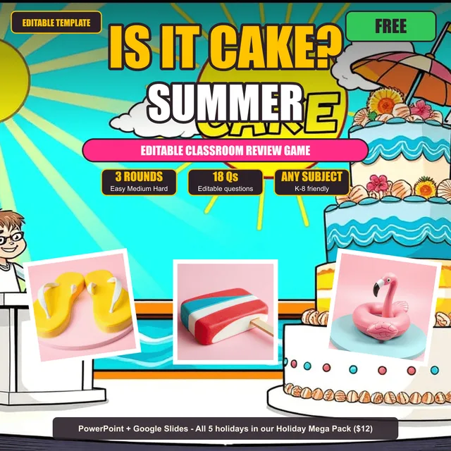 Cover of FREE Summer Edition Review Game