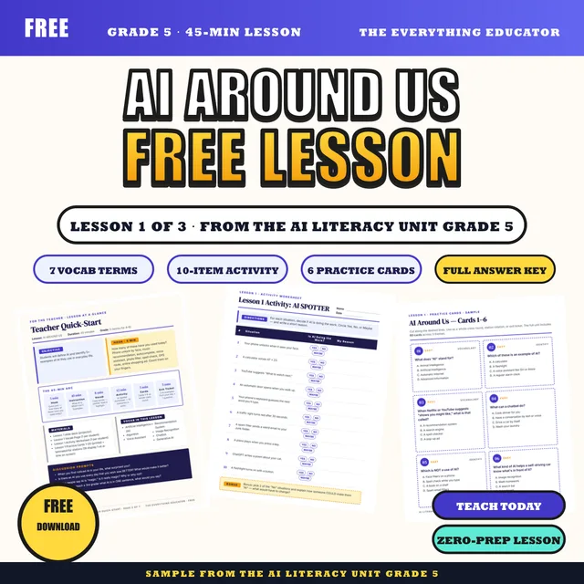 Cover of FREE AI Lesson