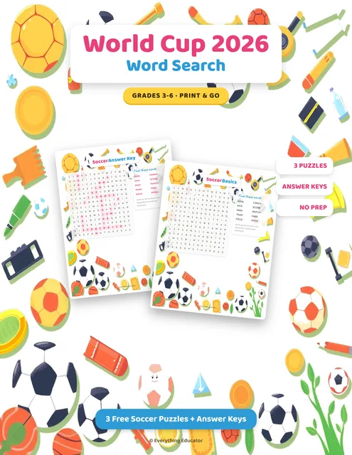 Cover of World Cup 2026 Word Search