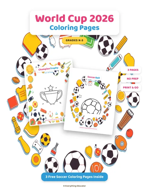 Cover of World Cup 2026 Coloring Pages