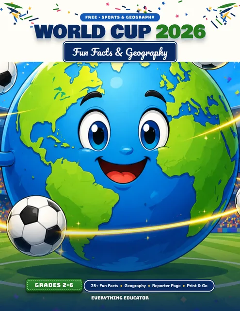 Cover of World Cup 2026 FREE Fun Facts & Geography